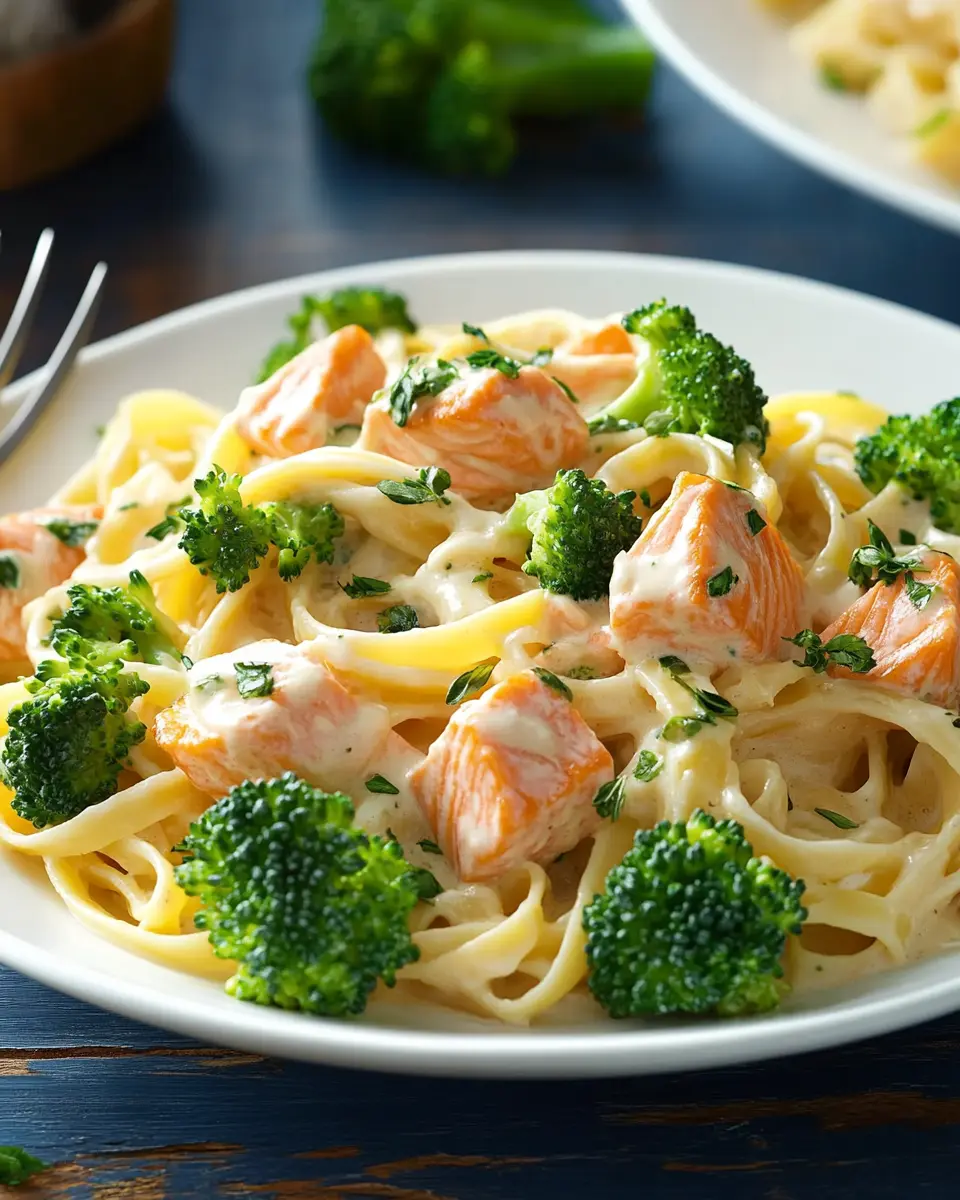 Lachsnudeln mit Sahnesoße: Creamy Broccoli Bliss at Home