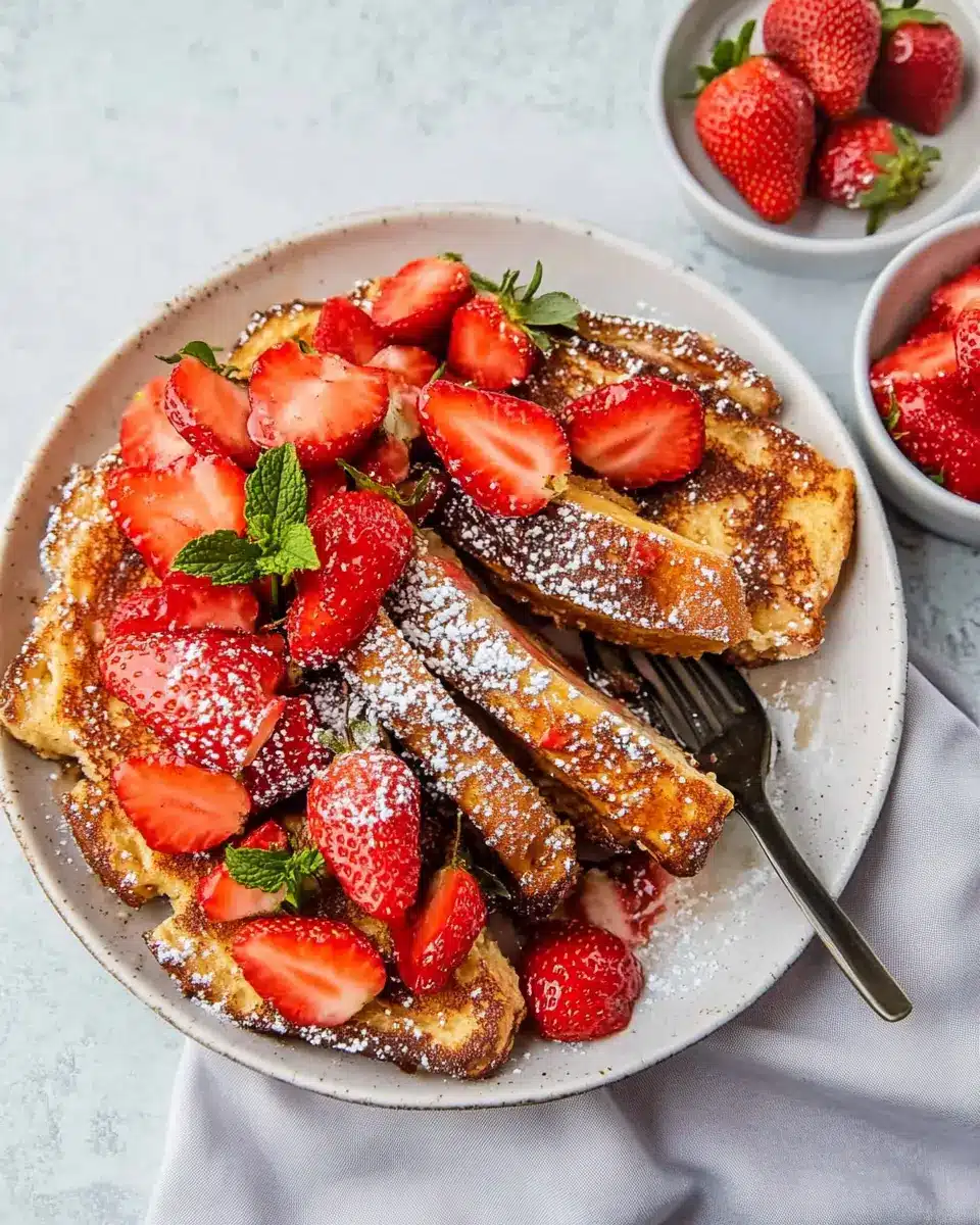 Arme Ritter mit Erdbeeren: The Best Sweet Morning Treat