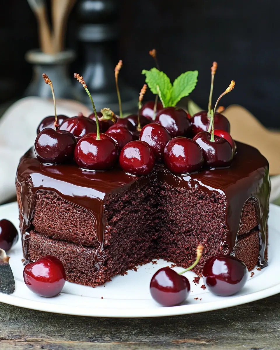 Saftiger Kirsch-Schokoladenkuchen Einfach Selbst Backen: Irresistibly Decadent Delight