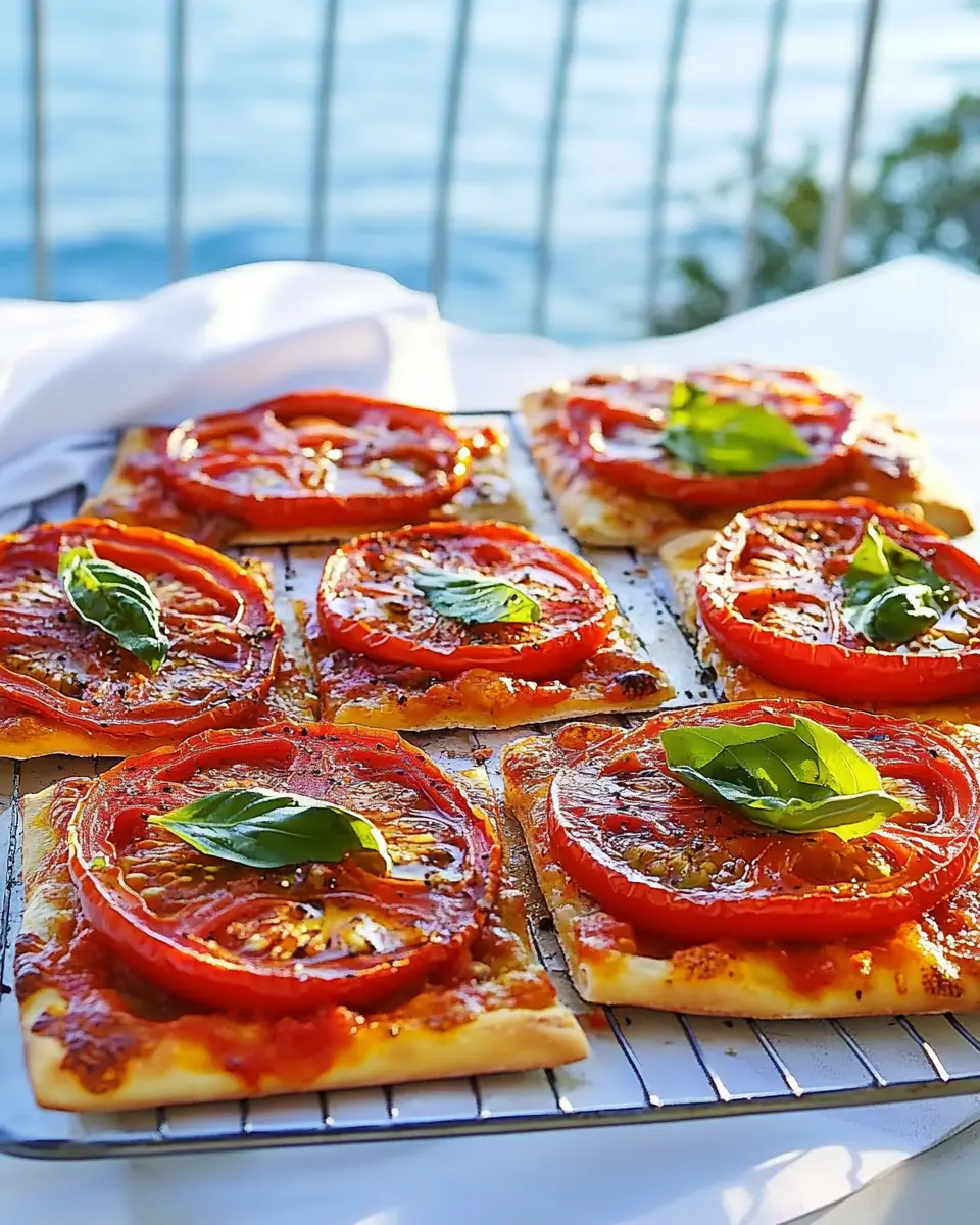 Tomaten-Pizzetti mit Meerblick: Irresistibly Fresh & Flavorful
