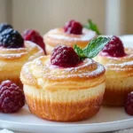 Quark-Muffins mit Vanillepudding First Image First Image