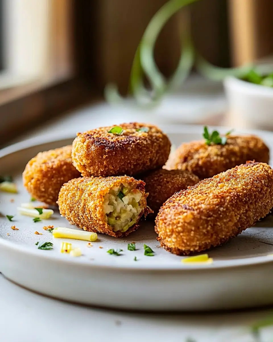 Glamorgan Sausage: Irresistibly Cheesy Lauch Kroketten Delight