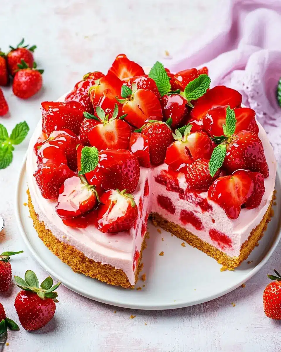 Erdbeerkuchen ohne Backen: Easy Layered Bliss with Keksboden