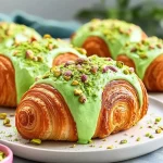 Croissant-Rollen mit Pistazien-Frosting First Image First Image