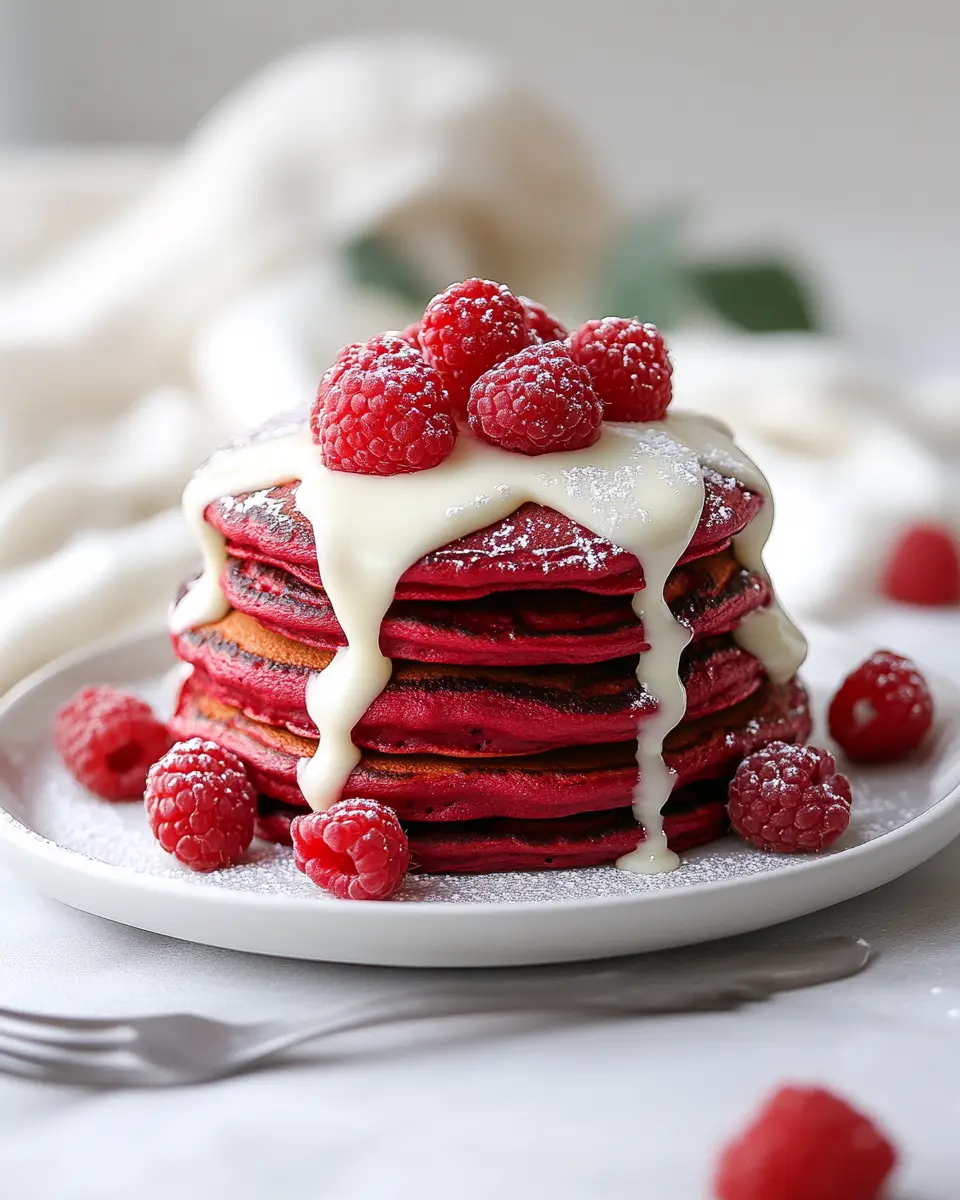 Red Velvet Pancakes