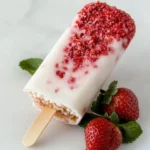 Erdbeer-Shortcake-Eis am Stiel – Knoblauchkopf First Image First Image