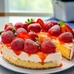 Fantakuchen mit Erdbeeren First Image First Image