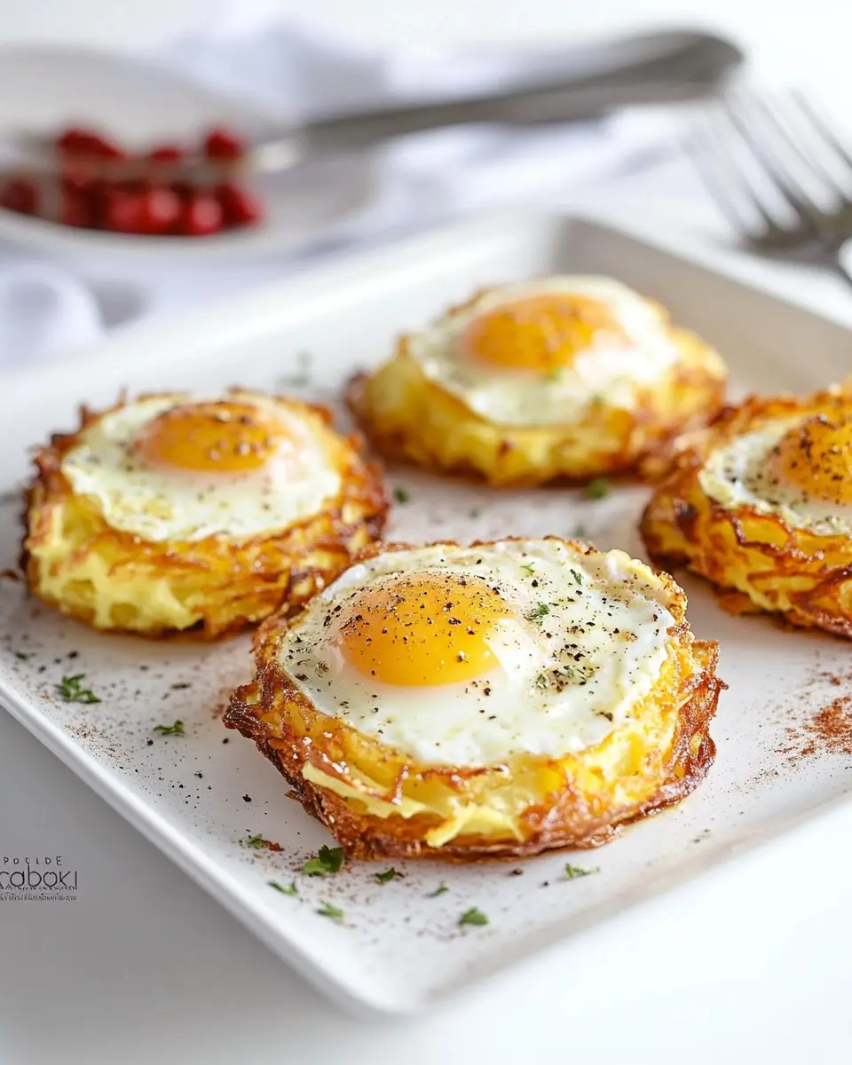 Ofenrösti Nester mit Käse & Ei: Irresistibly Cheesy Delight!