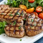 Saftige Minutensteaks vom Grill | leckere Schweinesteaks First Image First Image