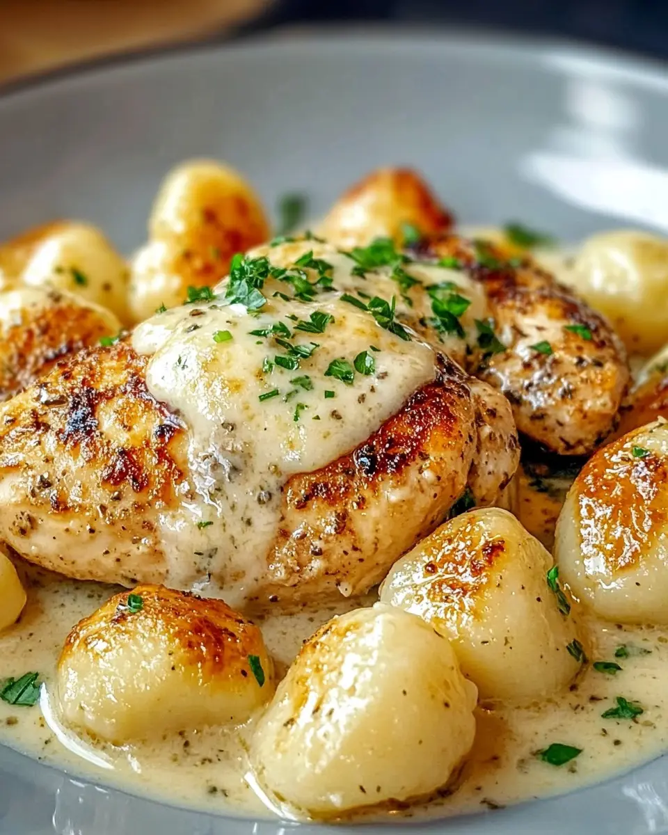 Asiago-Hähnchen mit Gnocchi: Irresistibly Creamy Delight!