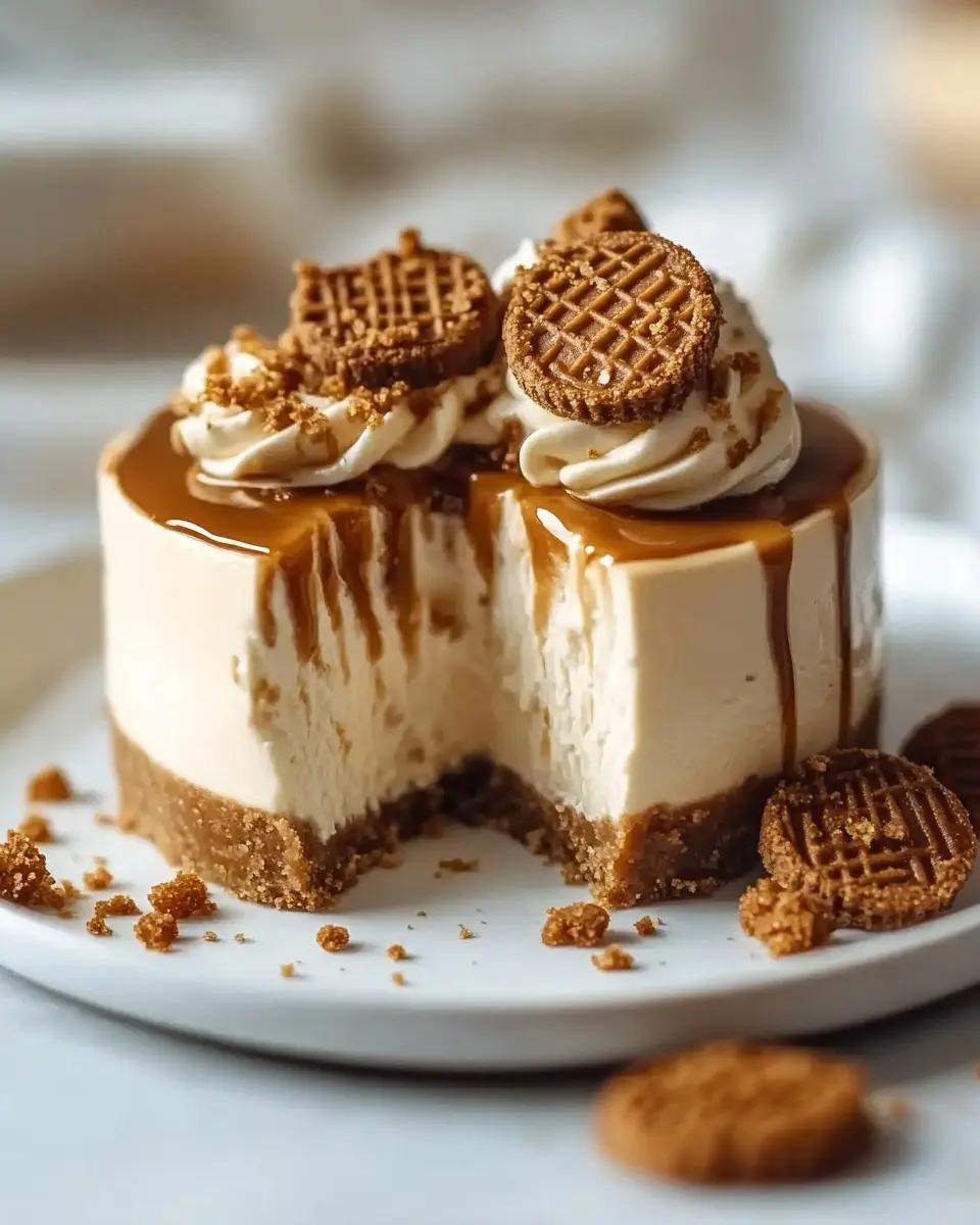 Einfaches Biscoff Käsekuchen Rezept – No-Bake Bliss Awaits!