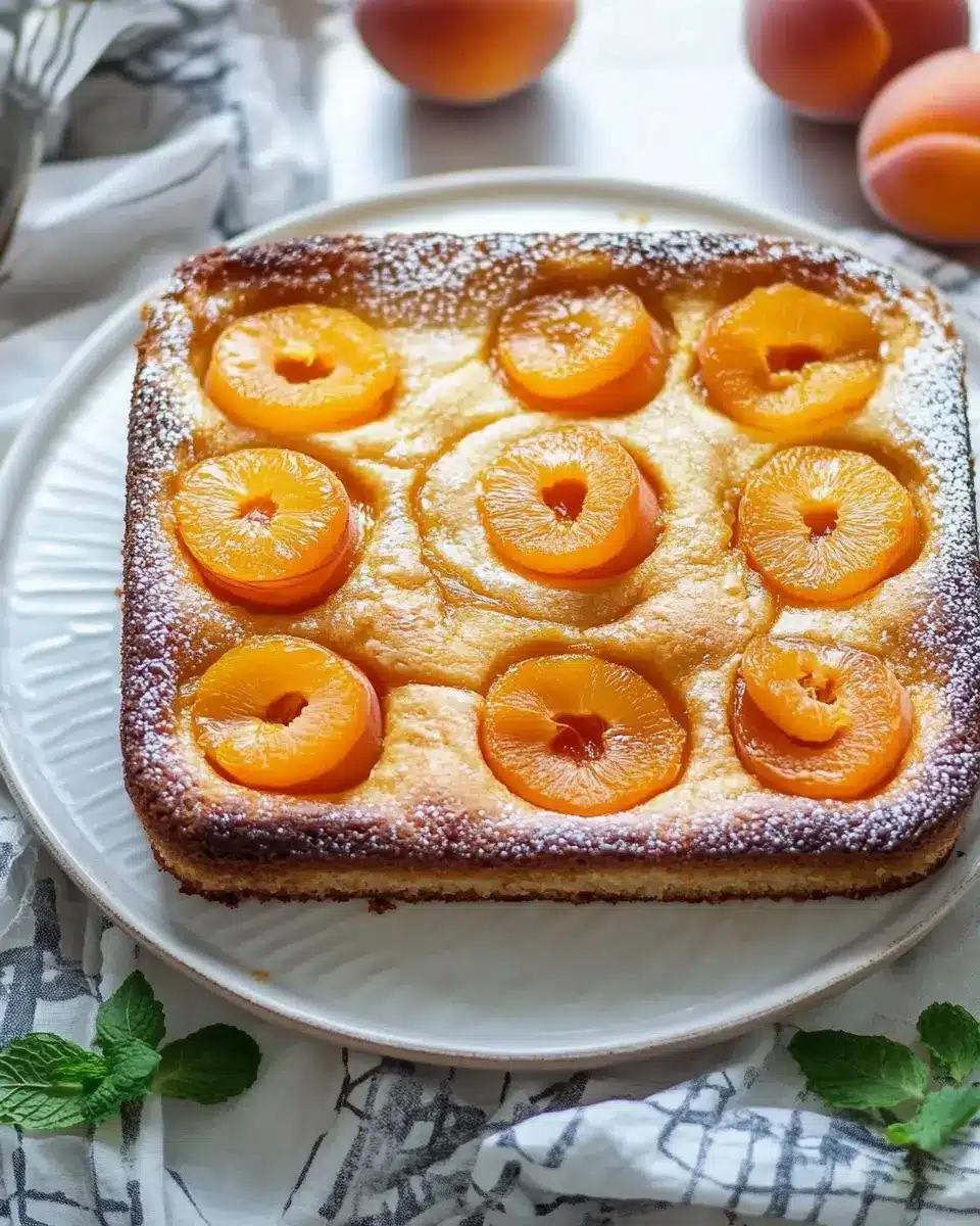 Spanischer Aprikosenkuchen vom Blech: Irresistibly Fruity Delight