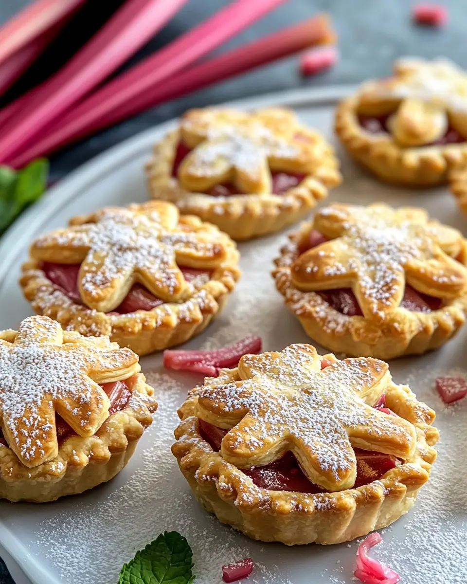 Mini Pies mit Rhabarberfüllung: Irresistibly Sweet Bliss 5