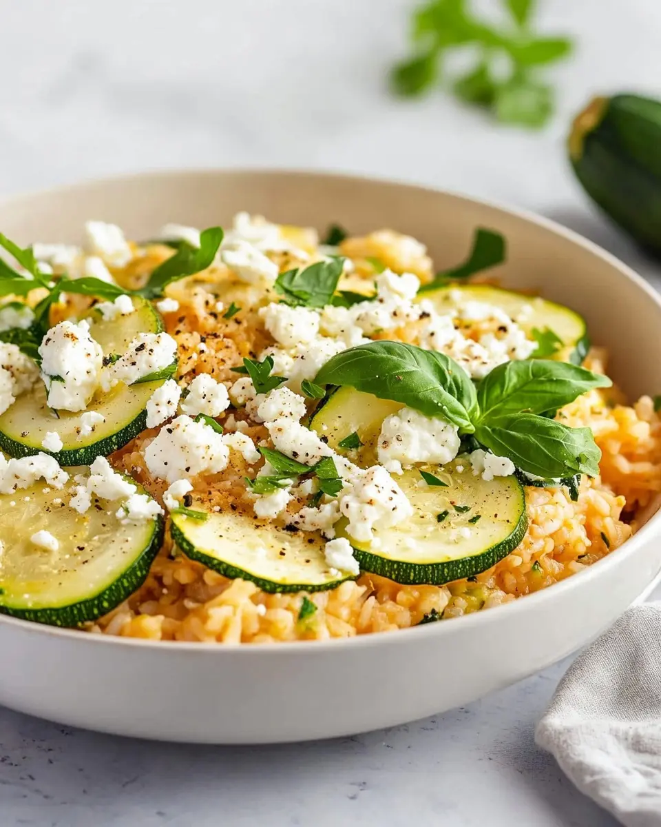 Zucchini-Reis-Pfanne mit Feta: A Savory Twist You’ll Love