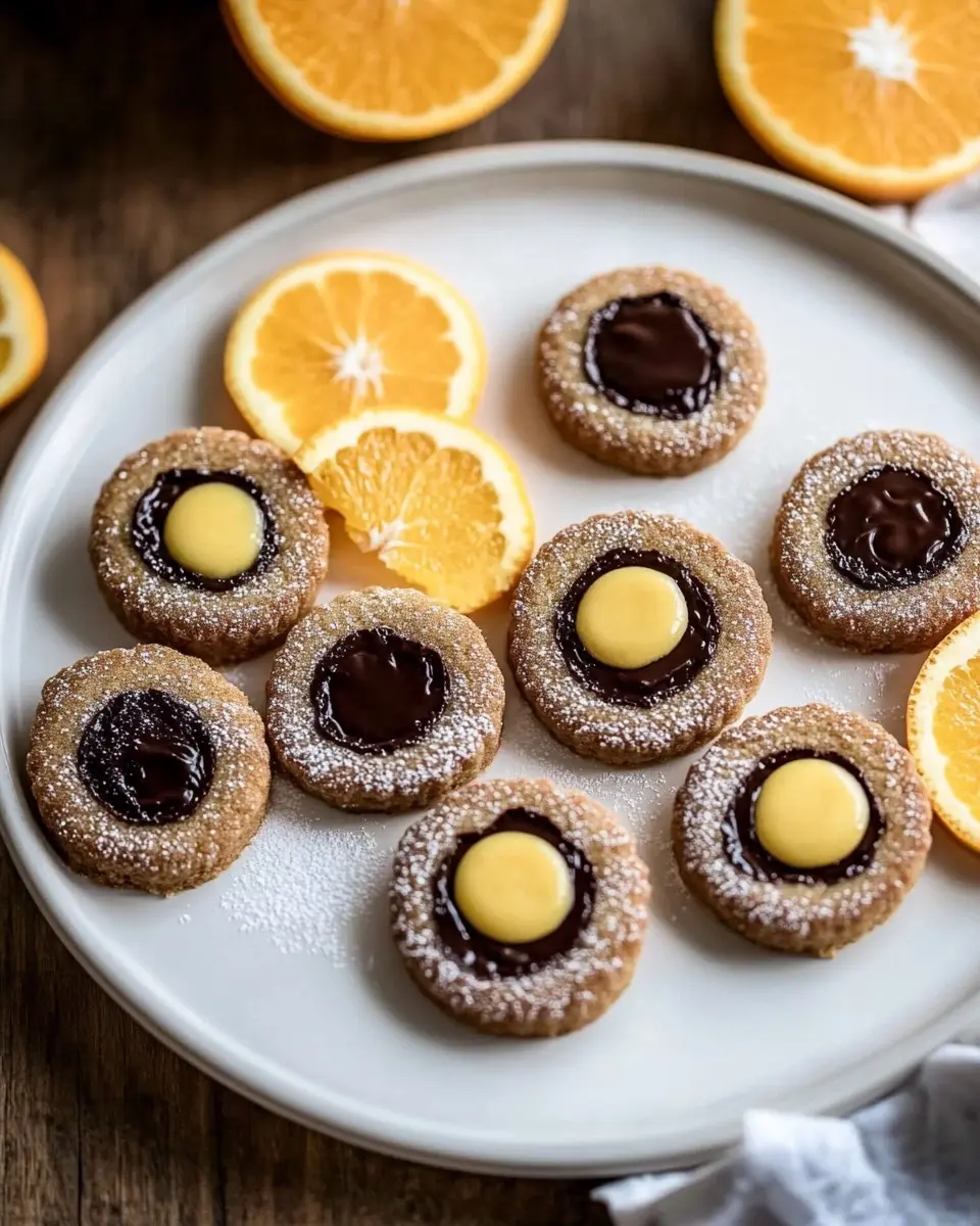 Spitzbuben mit Schokolade und Orangencurd: Irresistibly Indulgent!
