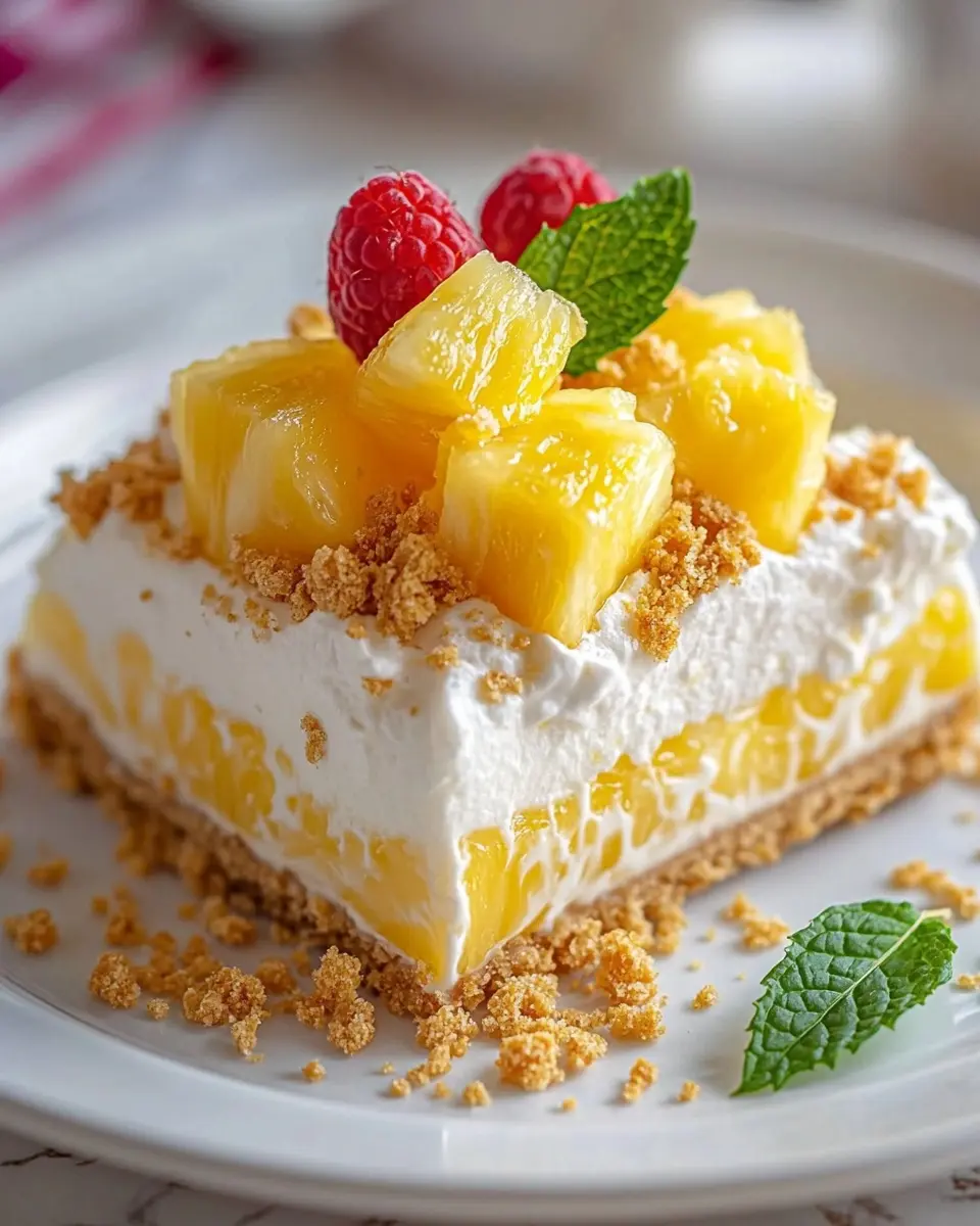 No-Bake Pineapple Cheesecake: An Indulgent Tropical Dream