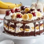 Banana Split Torte– Einfach und köstlich First Image First Image