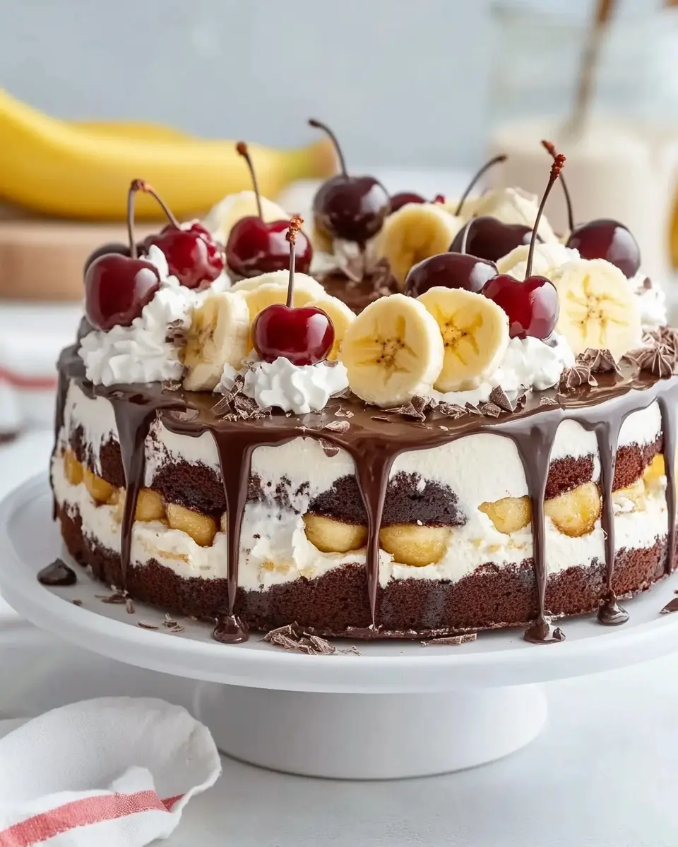 Banana Split Torte