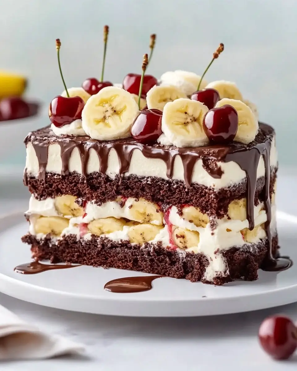 Banana Split Torte: Indulgently Easy and Irresistibly Delicious