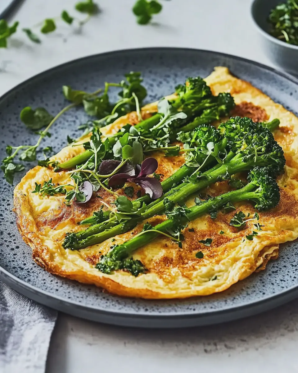 Brokkolini-Omelett mit Protein-Power: The Best Morning Boost!