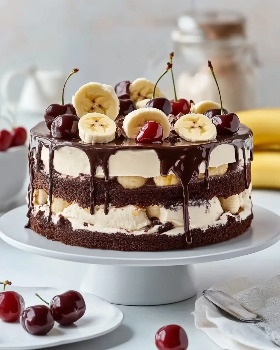 Banana Split Torte: Indulgently Easy and Irresistibly Delicious