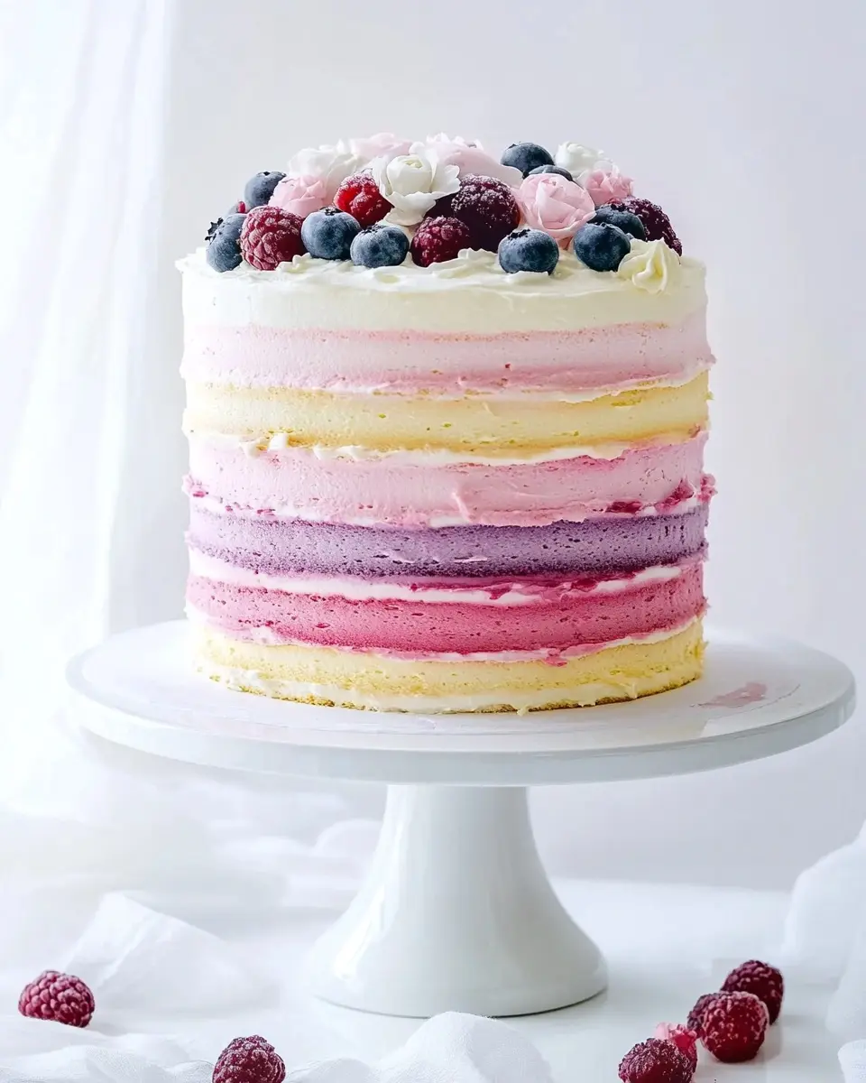 Ombre-Milchmädchen-Torte: The Best Indulgent Dessert Delight