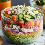 Schichtsalat mit Fetadressing First Image First Image