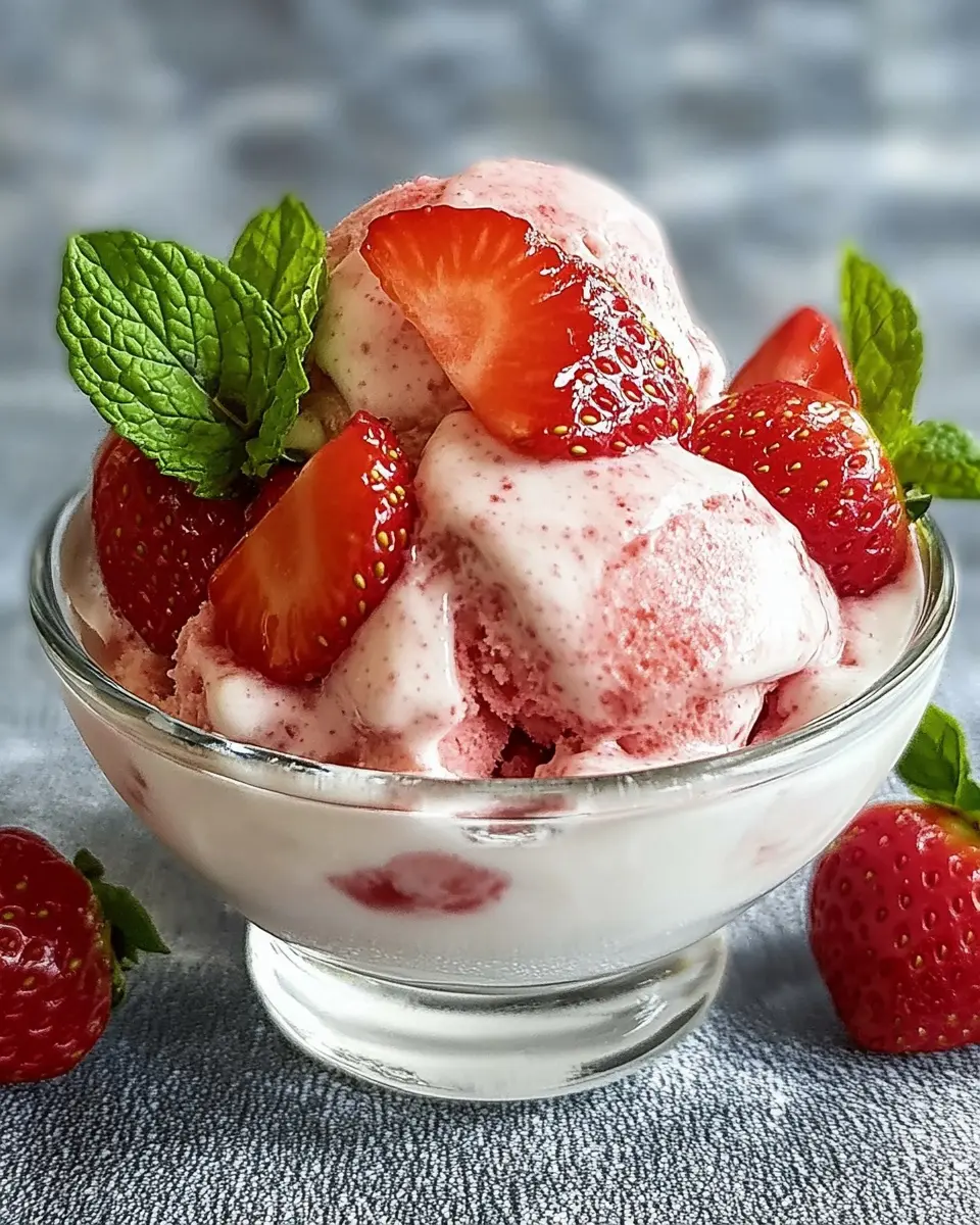 Gesunde Erdbeer-Joghurt-Eiscreme: Guilt-Free Summer Bliss 5