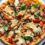 Fitness-Pizza mit Skyr First Image First Image