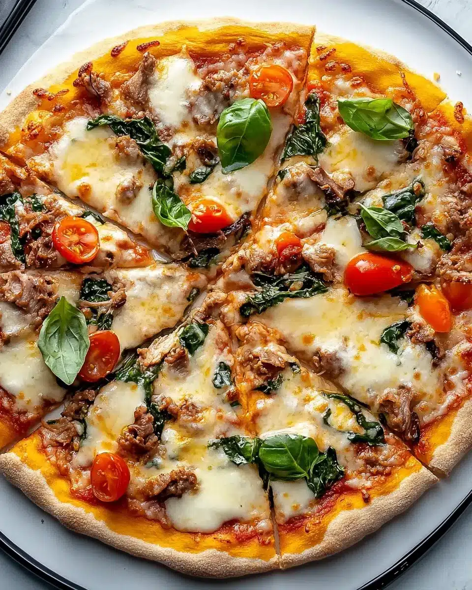 Fitness-Pizza mit Skyr First Image First Image