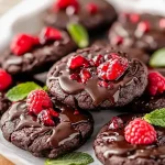 Chocolate Raspberry Delight Cookies First Image First Image
