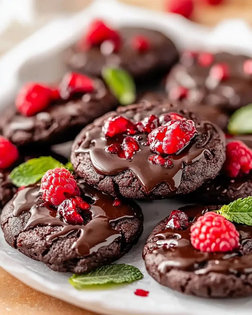 Chocolate Raspberry Delight Cookies: Indulgent Bliss Awaits