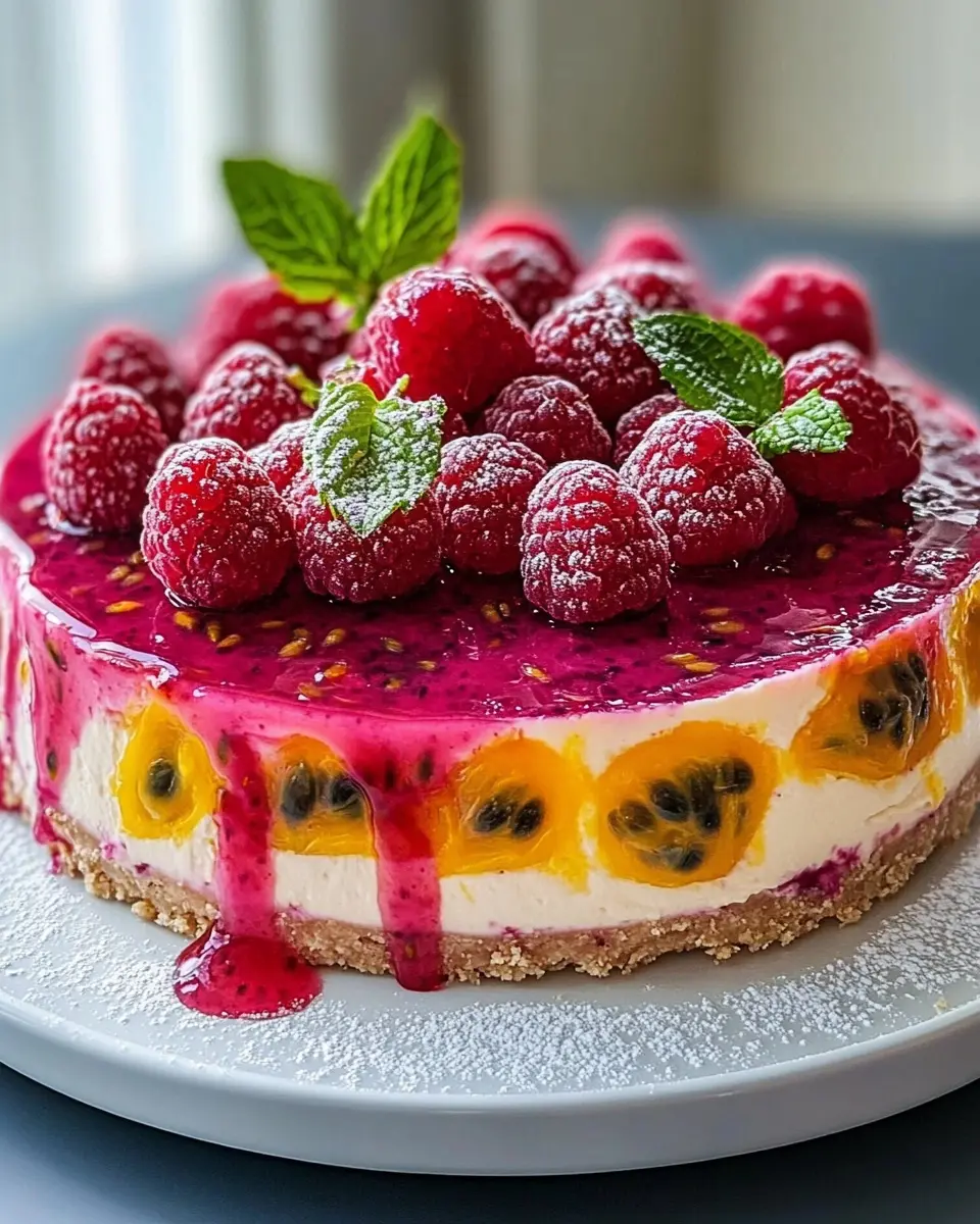 Gebackener Himbeer-Maracuja-Cheesecake: Irresistibly Creamy Delight 5 eewozfmktvh3u8p8lbrh
