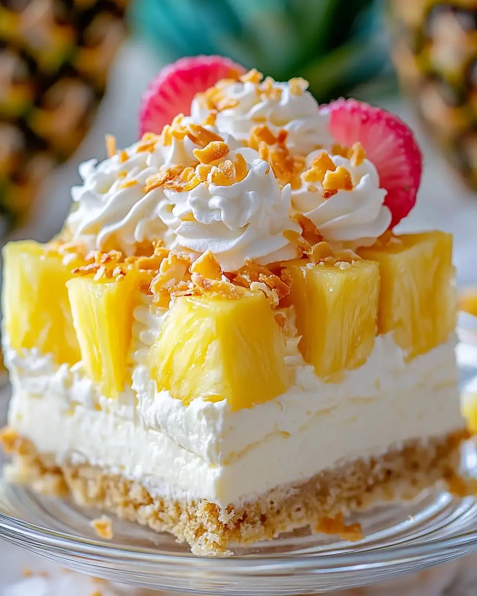 No-Bake Pineapple Cheesecake: Irresistibly Light and Creamy 5 eivigozeigqqjjcardgt