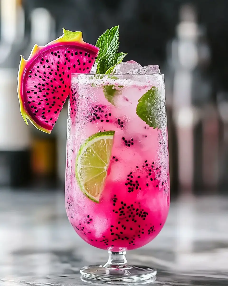 Dragonfruit Spritz: Refreshingly Easy Tropical Delight!
