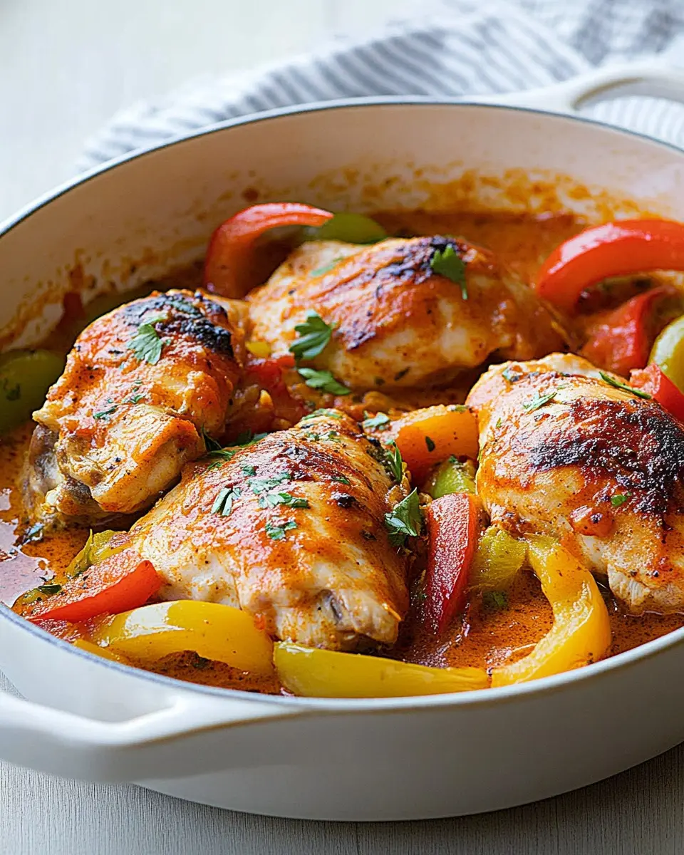 Paprika-Sahne-Hähnchen: Juicy Comfort Food Made Easy