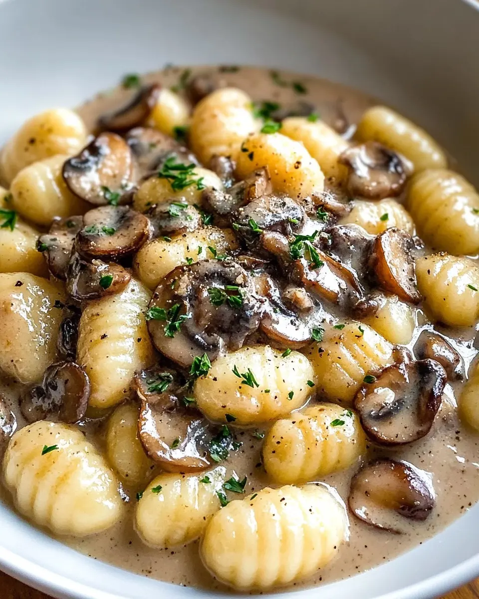 Gnocchi mit cremiger Pilzsauce: Indulgent Comfort on a Plate 6 fbkiwfzzgpfi8nub401y