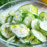 Gurkensalat mit Joghurt First Image First Image