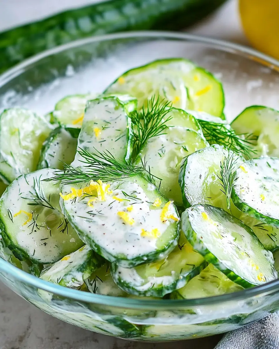 Gurkensalat mit Joghurt: The Best Refreshing Summer Salad