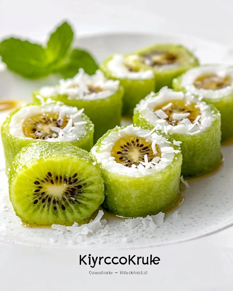 Kiwi Kokos Röllchen: Irresistibly Creamy Rolls You'll Love 5