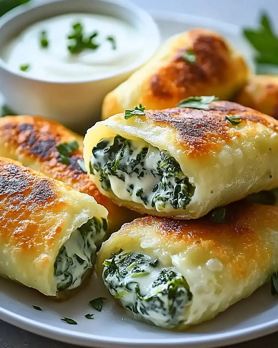Kartoffeltaschen mit Spinat-Frischkäse: Irresistibly Delicious Bites 6