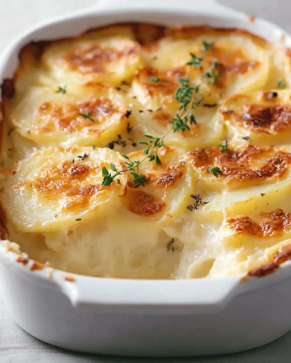 Kartoffelgratin mit Thymian