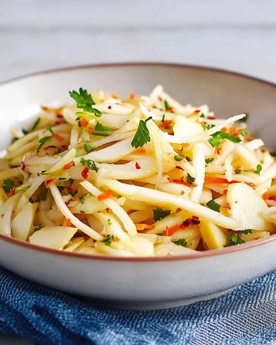 Kohlrabisalat mit Apfel: The Best Crunchy Freshness You’ll Love