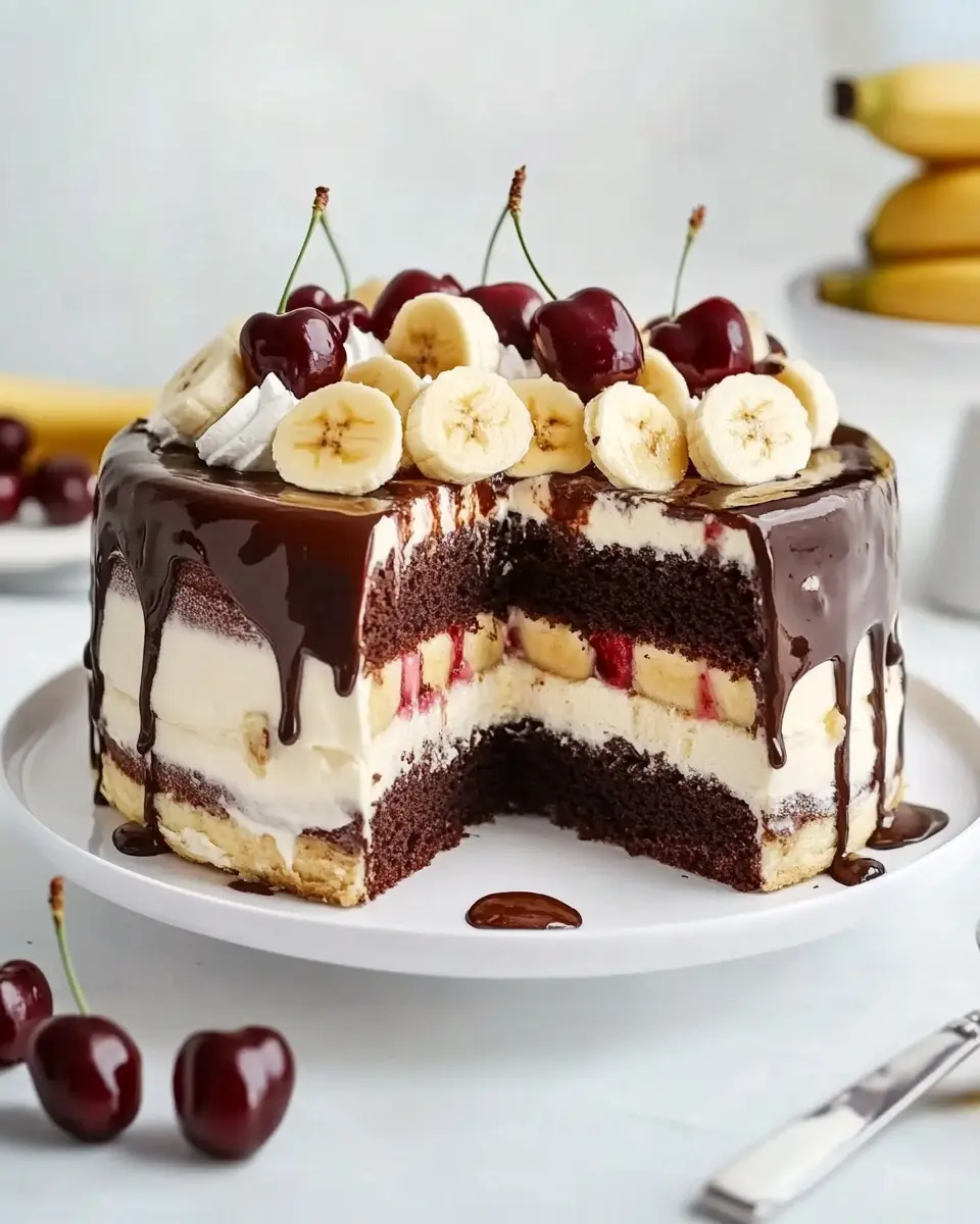 Banana Split Torte: Indulgently Easy and Irresistibly Delicious