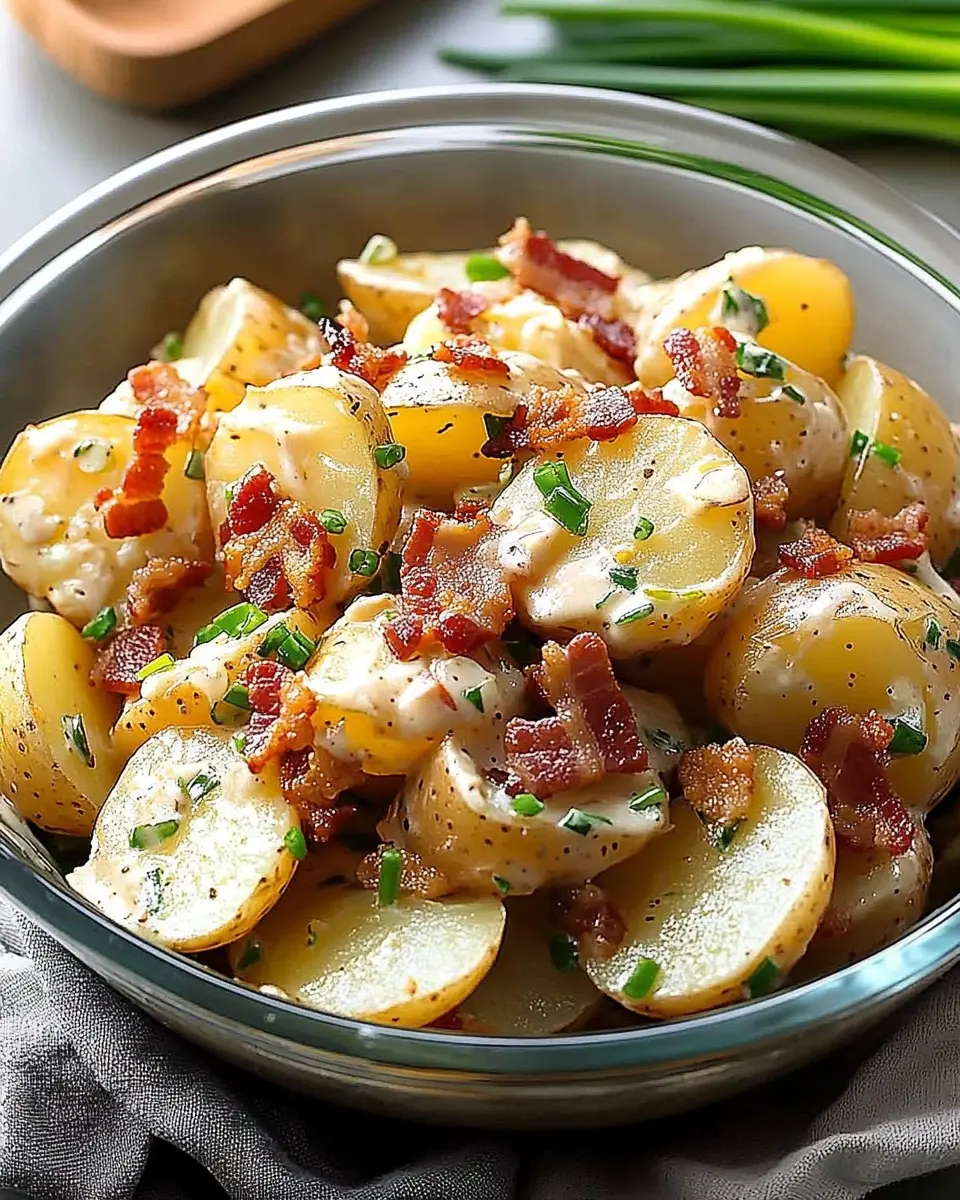 Deutscher Kartoffelsalat aus dem Slow Cooker: Creamy & Easy Delight!