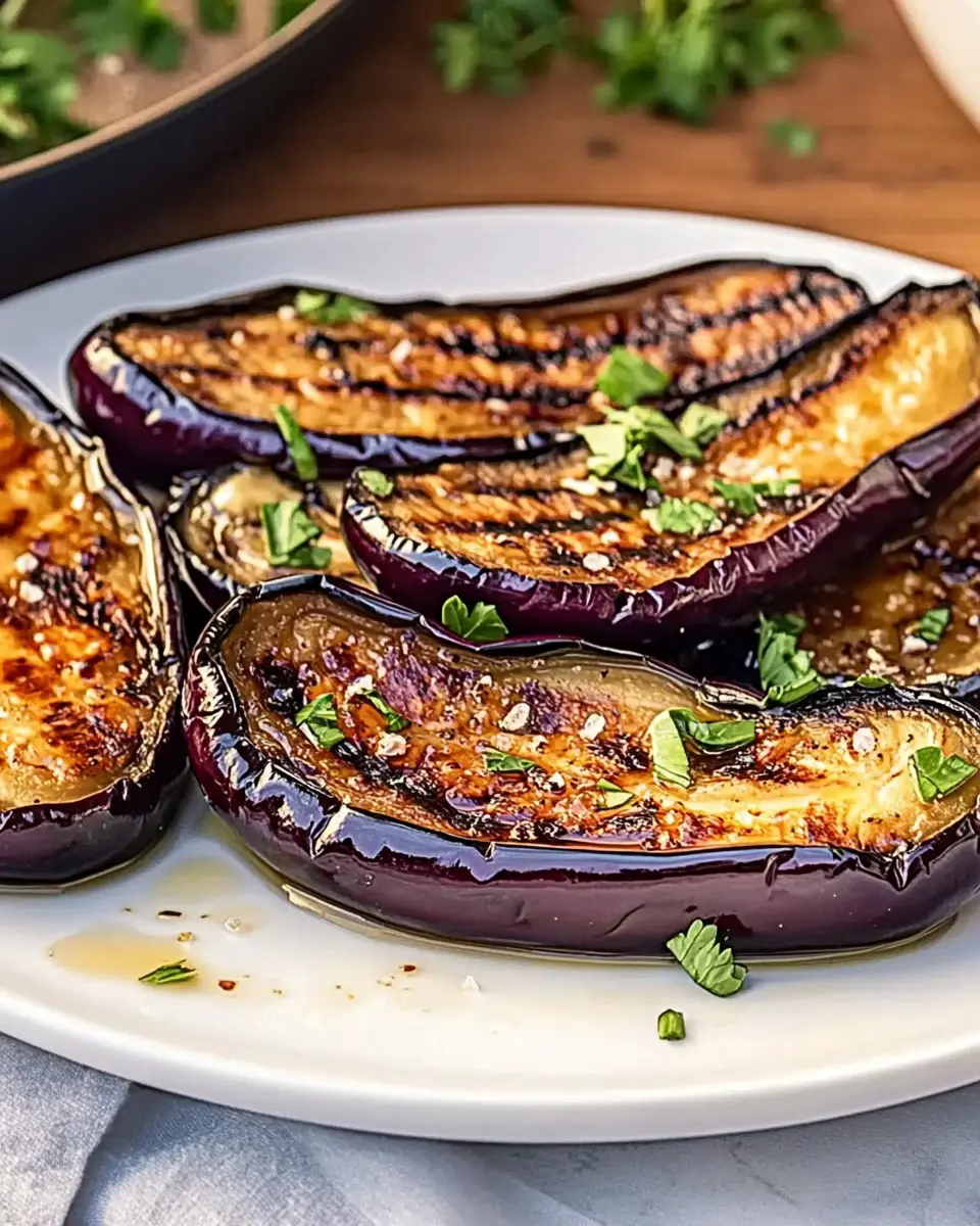Aubergine grillen