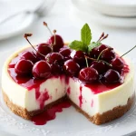 Cheesecake mit Kirschen First Image First Image