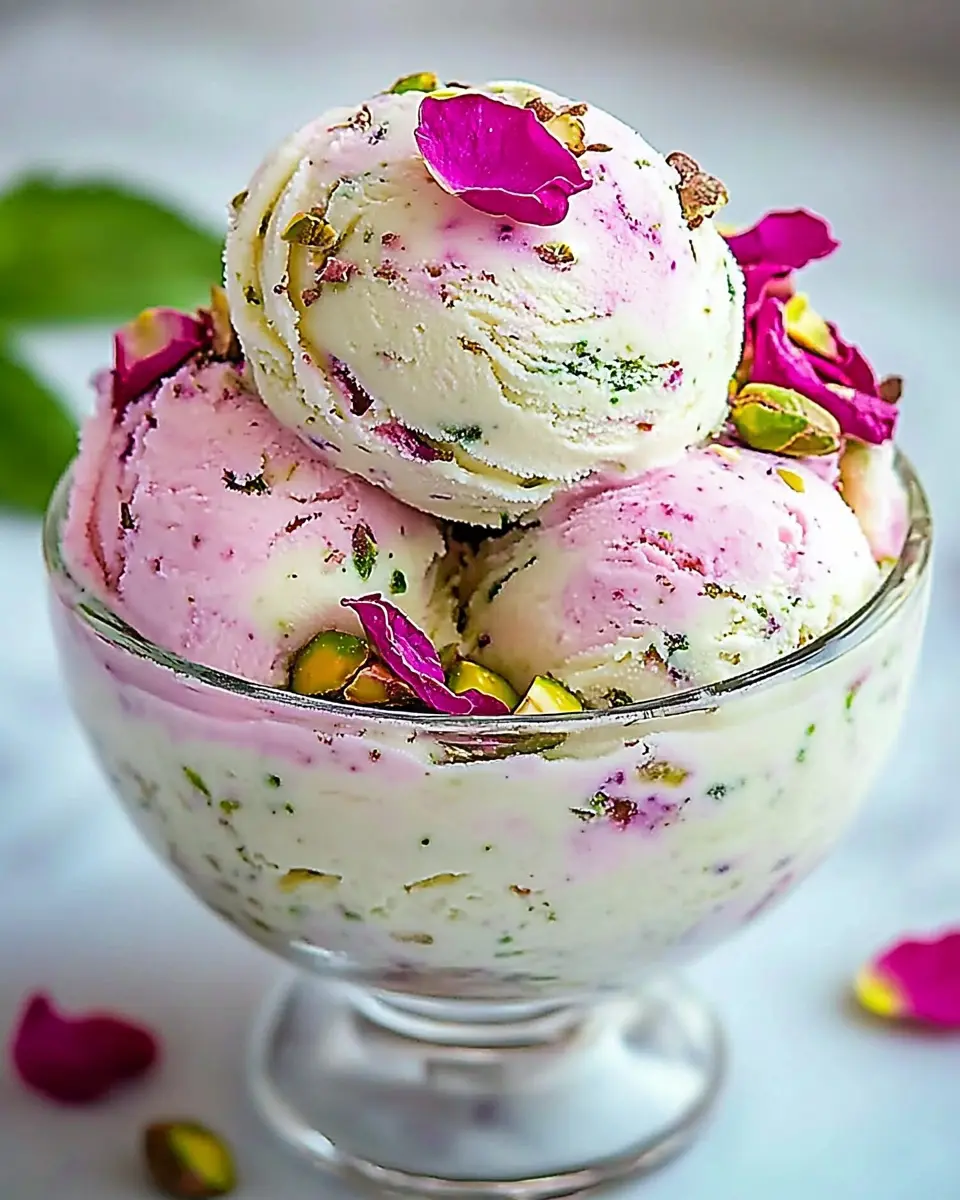 Rosen Pistazien Cheesecake Eis: Indulge in Creamy Bliss