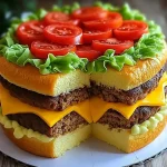 Cheeseburger-Torte First Image First Image