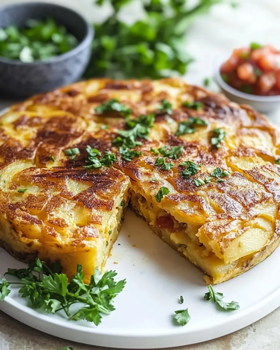 Spanische Tortilla mit Kartoffeln First Image First Image